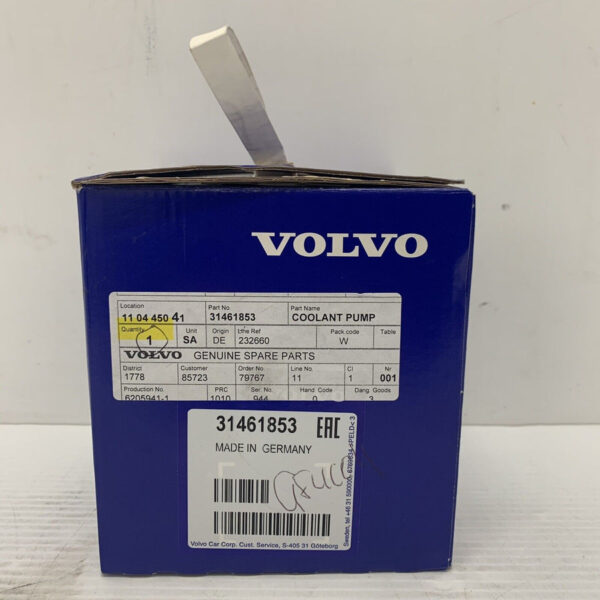 Genuine Volvo S40, V50 (04-10) C30, C70 S80II V70 III (08-) 2.0 D Water Pump Kit - Image 5