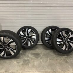 VOLVO XC40 2018-2024 20" 5-Double Spoke Black Diamond Cut NEW WHEELS AND TIRES